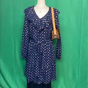 Michael Kors Navy/gold dress